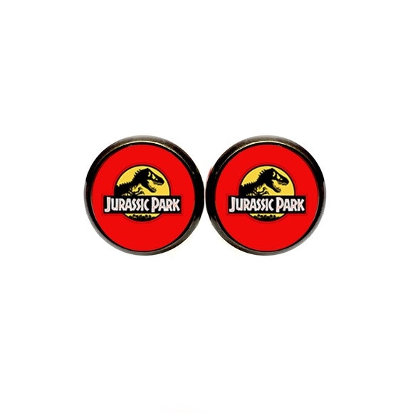 Jurassic Park Earrings - Picture 1 of 5